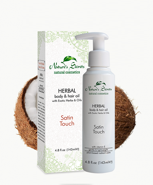 Nature's Secrets Herbal Body & Hair Oil Satin Touch