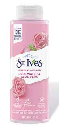 St. Ives Refreshing Body Wash Rose Water and Aloe Vera