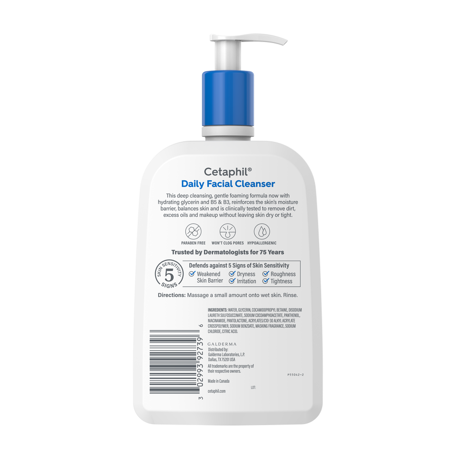 Cetaphil Daily Facial Cleanser For Normal to Oily Skin