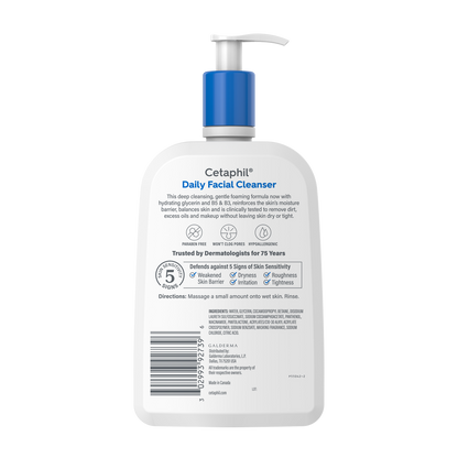 Cetaphil Daily Facial Cleanser For Normal to Oily Skin