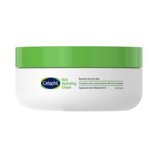 Rich Hydrating Cream for Soft, Moisturized Skin - 1.7 Oz Tub