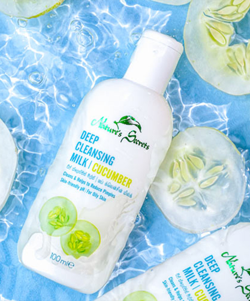 Nature's Secrets Deep Cleansing Milk – Cucumber