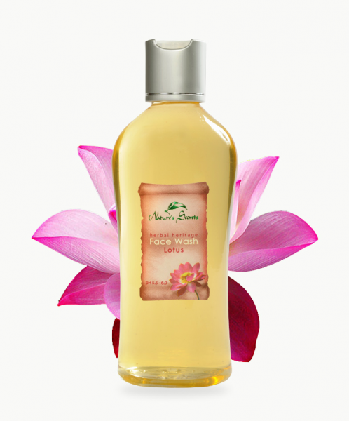Nature's Secrets Herbal Heritage Face Wash - Lotus