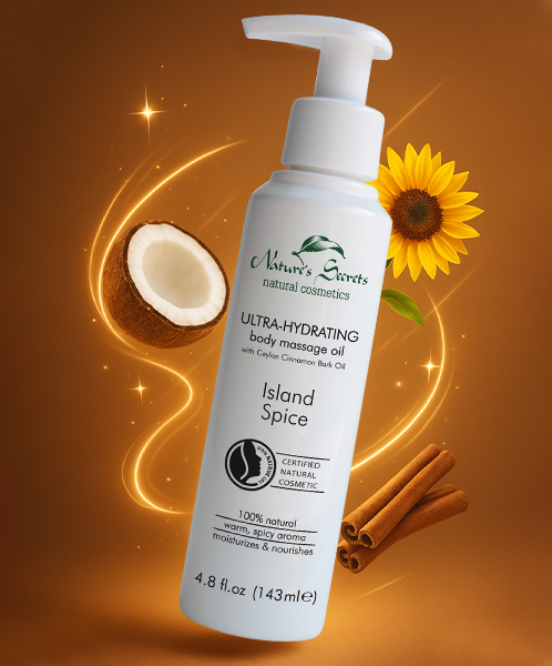Nature's Secrets Body Massage Oil Island Spice
