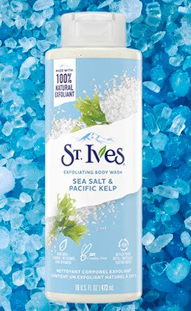 St. Ives Exfoliating Body Wash Sea Salt & Pacific Kelp