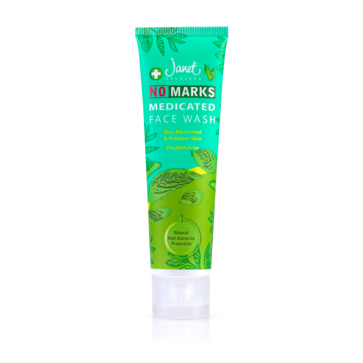 Janet Ayurveda No Marks Medicated Face Wash 100ML - Clear Skin Solution