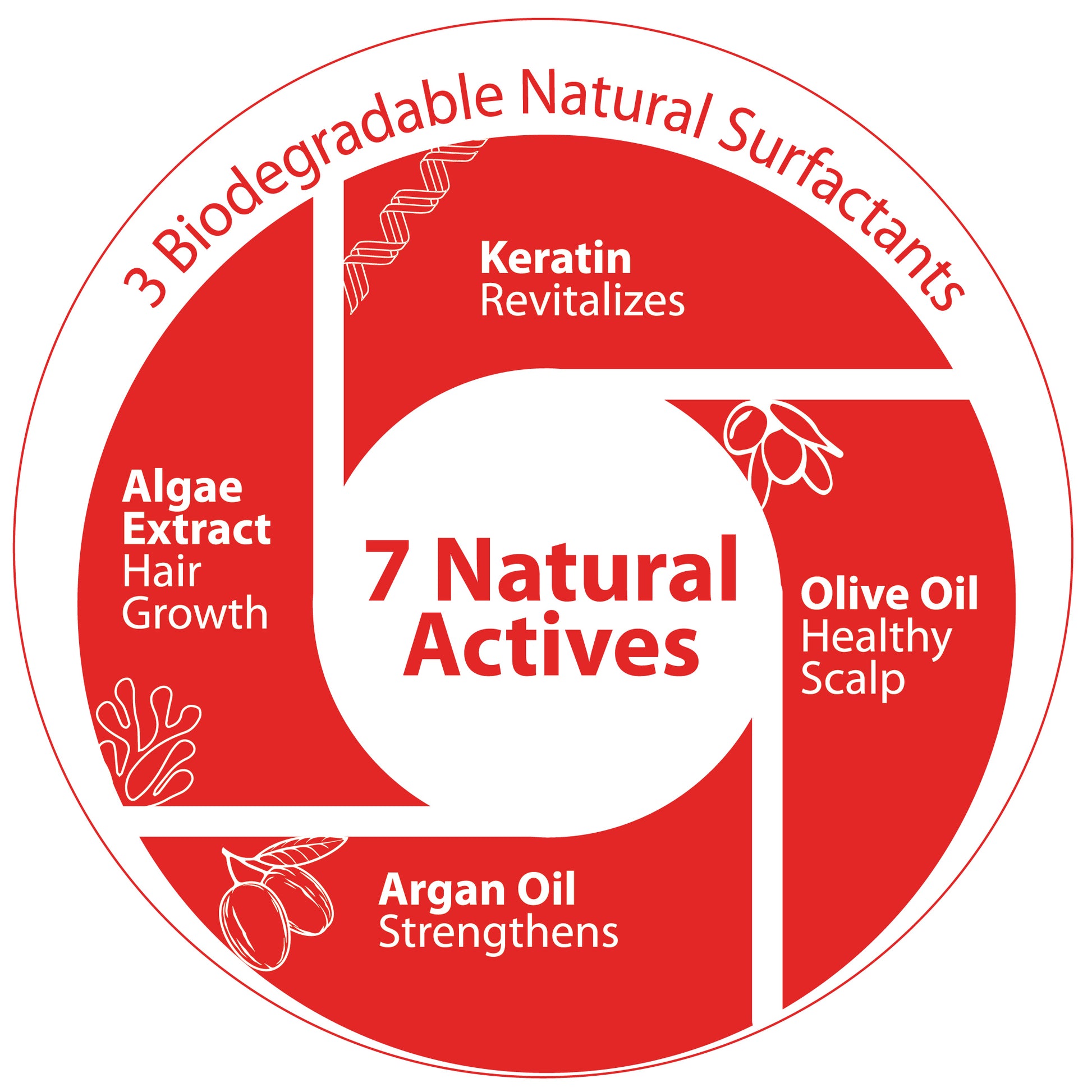 Keratin Argan Shampoo Refill