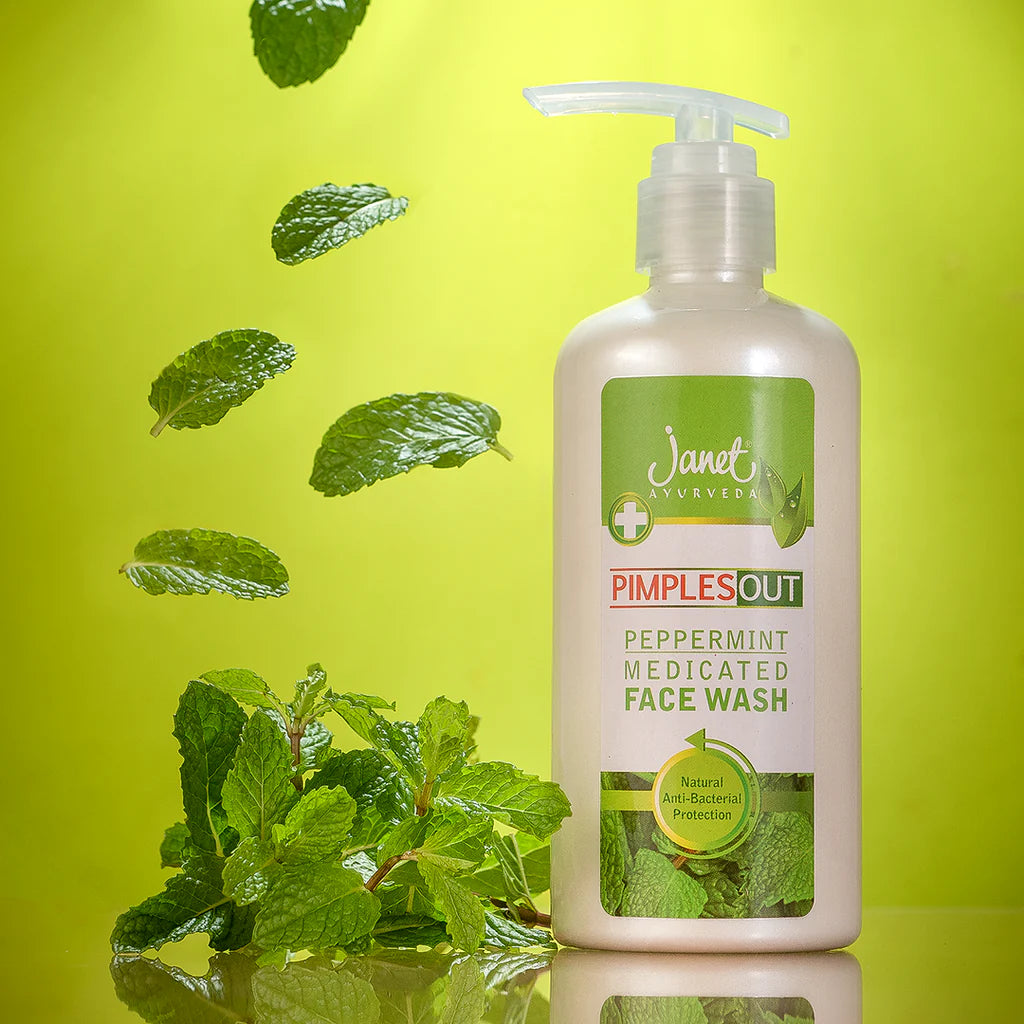 Janet Pimples Out Peppermint Medicated Face Wash