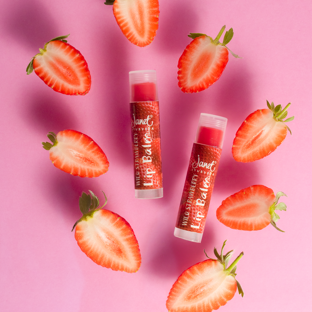 Moisturizing Wild Strawberry Lip Balm for Soft, Smooth Lips
