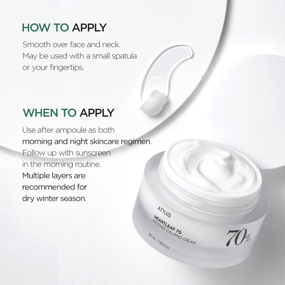Heartleaf 70% Moisturizer Cream