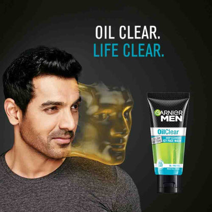 Garnier Men Oil Clear Clay D-Tox Face Wash
