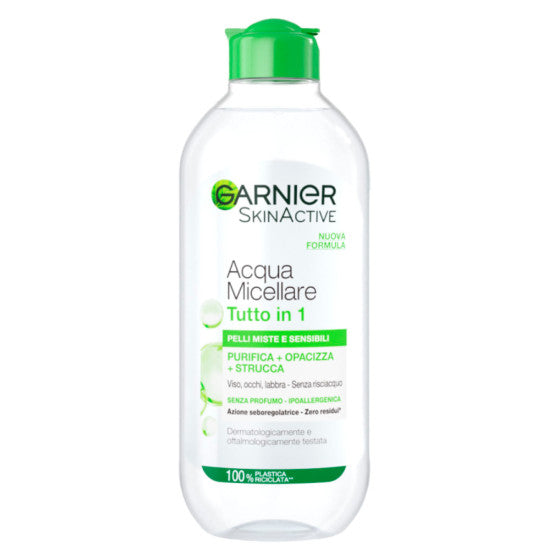 Garnier Acqua Micellare Tutto in 1 Pelli Miste e Sensibili