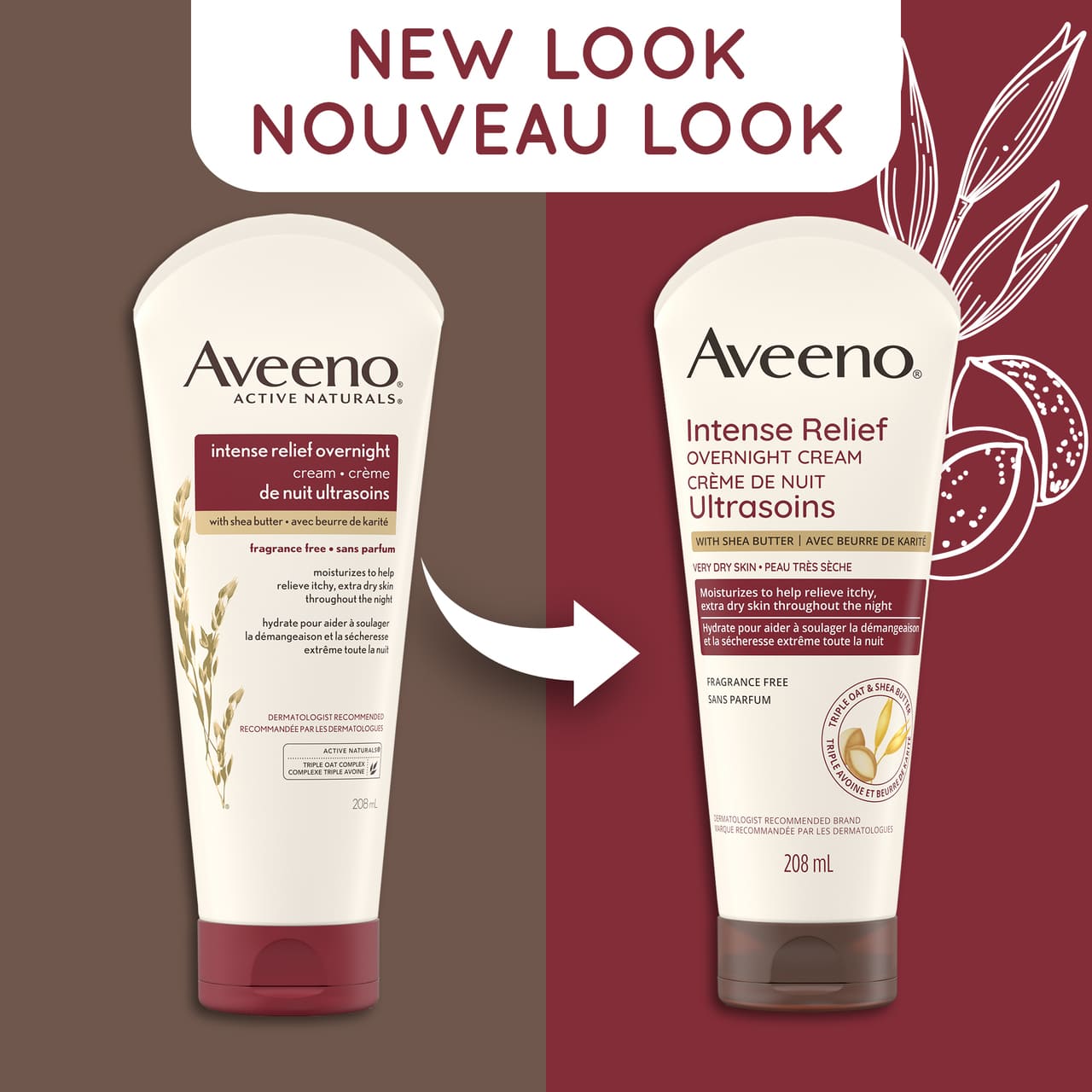 Aveeno Intense Relief Overnight Cream